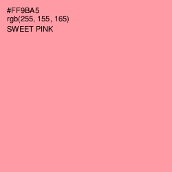 #FF9BA5 - Sweet Pink Color Image